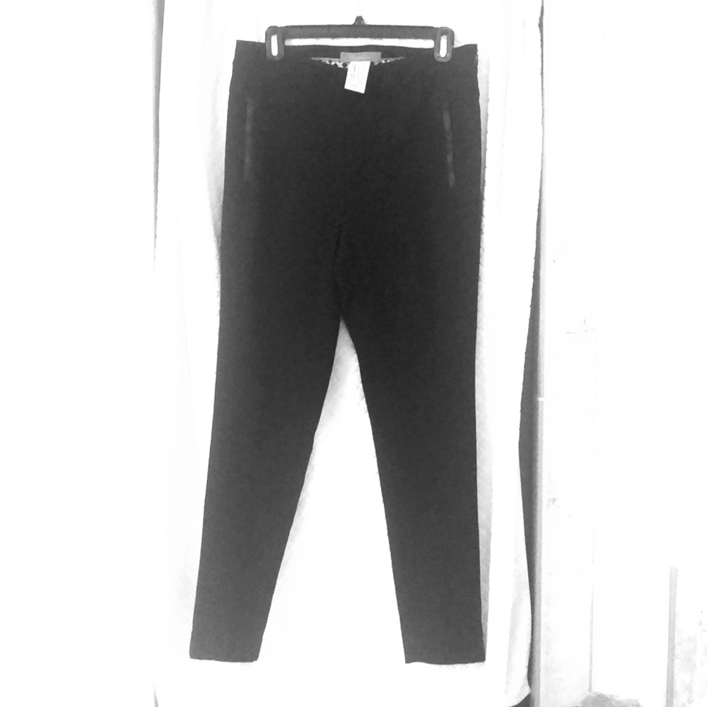 Black Side Zip Trousers from Anthropology